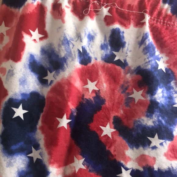 Girls No Boundaries Tie dye Fourth of July leggings - Picture 2 of 3